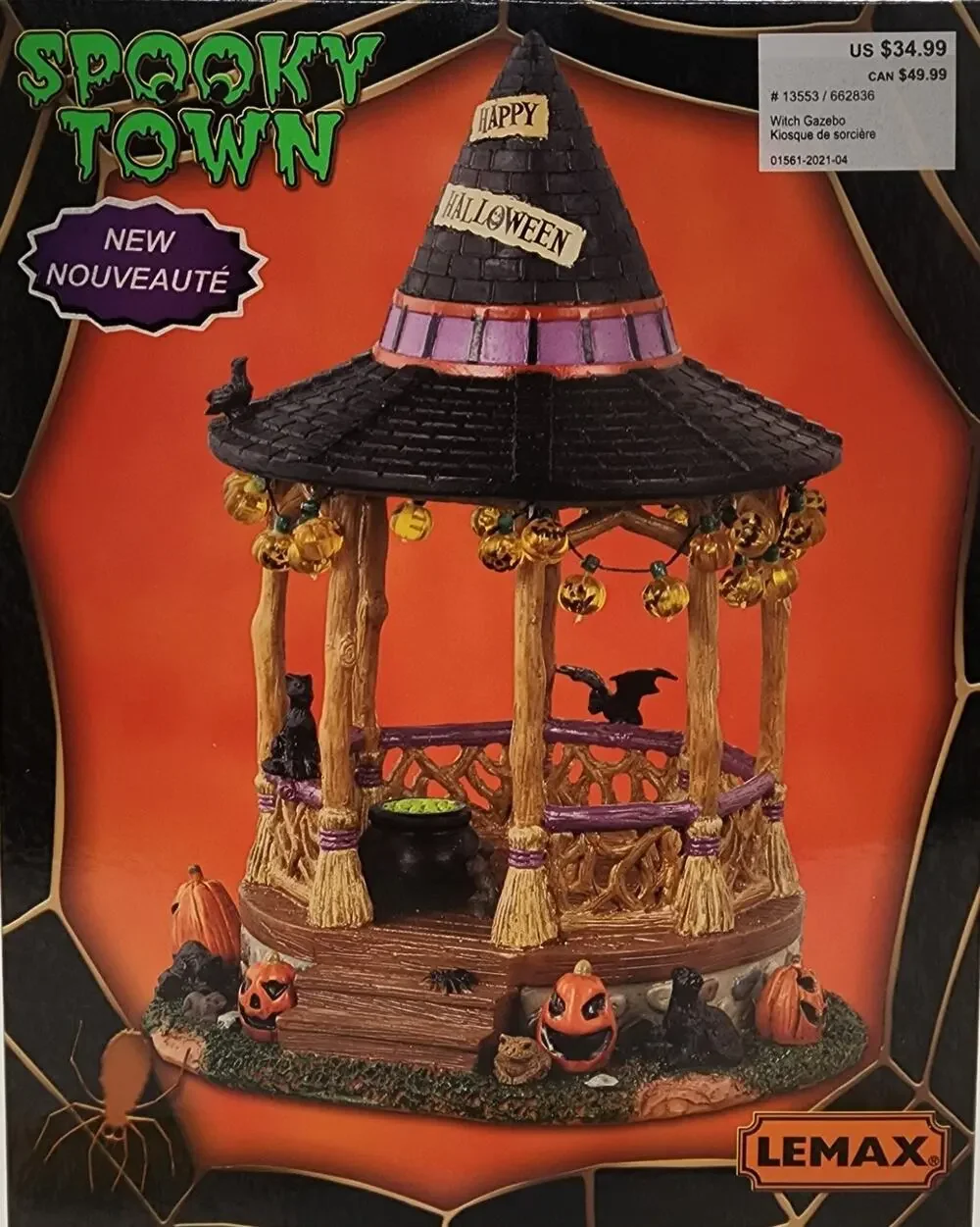 Lemax Spooky Town Witch Gazebo Halloween Village Tabletop Decor NEW 2021 #13553